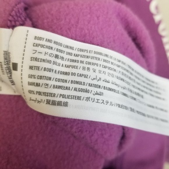 Abercrombie & Fitch Womens S Purple Spell Out Slee - Picture 6 of 8